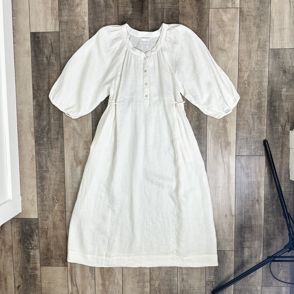 Zara White Midi Dress